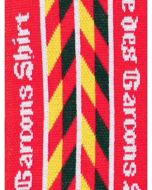 Comme des Garçons Red Scarf for men