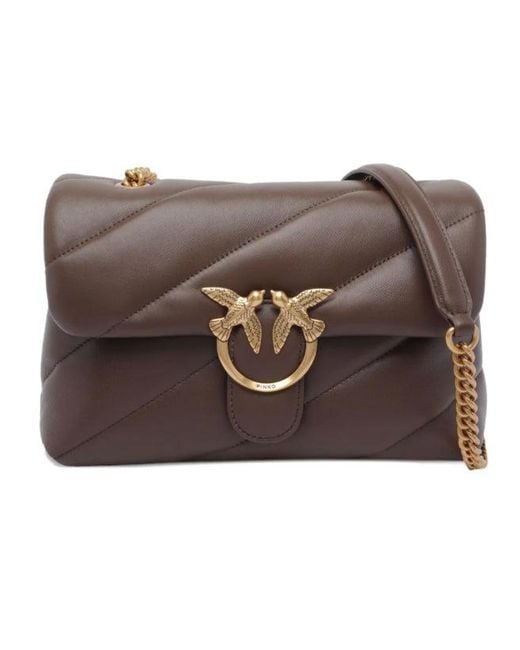 Bolsas .. Marrón Pinko de color Metallic