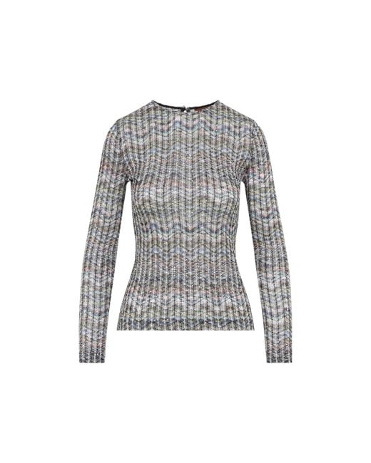 Missoni Gray Crewneck Sweater