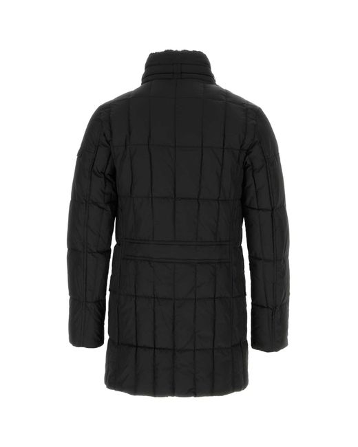 Moorer Black Polyester Morris Down Jacket