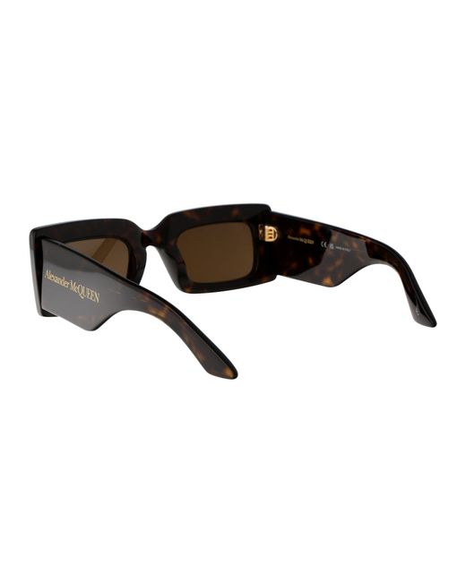 Alexander McQueen Brown Sunglasses