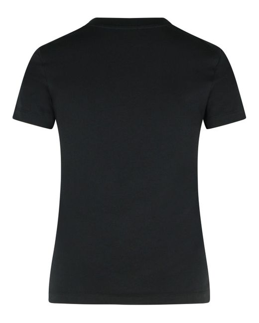 Moschino Black Cotton T-Shirt