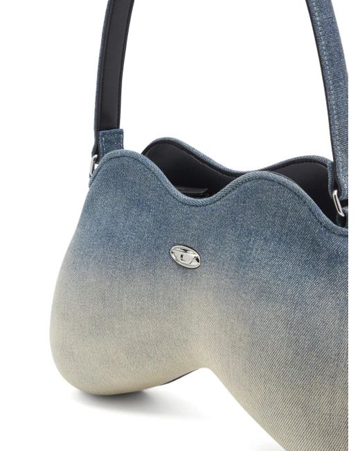DIESEL Blue Doppel -D -Umhängetasche