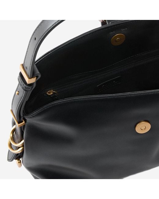 Pinko Black Saddle Bag Baguette Shoulder Bag