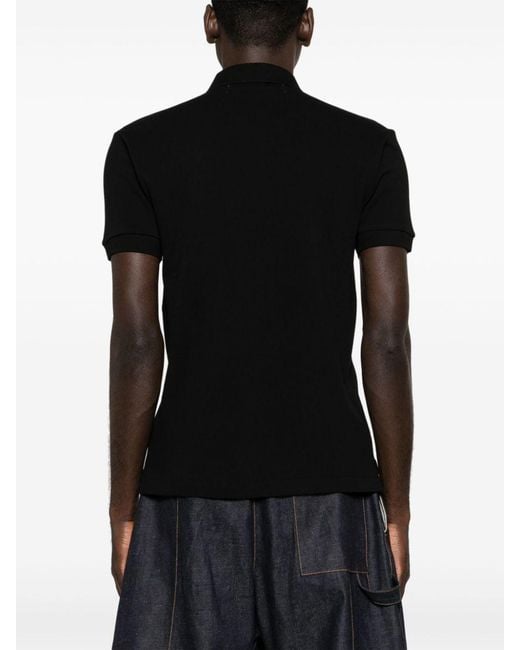 Comme des Garçons Black Comme Des Garcons Logo Cotton Polo Shirt