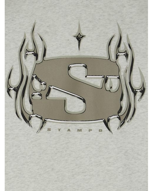 Sweat-shirt 'Chrome Flame' Stampd pour homme en coloris Gray