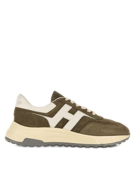 Hogan Hyperlight Ledersneaker in Green für Herren