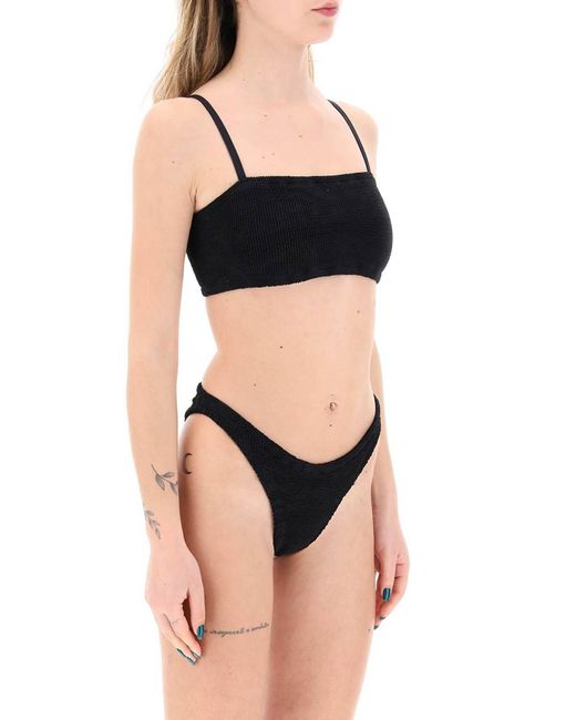 Gigi Bikini Set Hunza G en coloris Black
