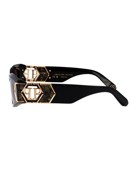 Philipp Plein Brown Sunglasses