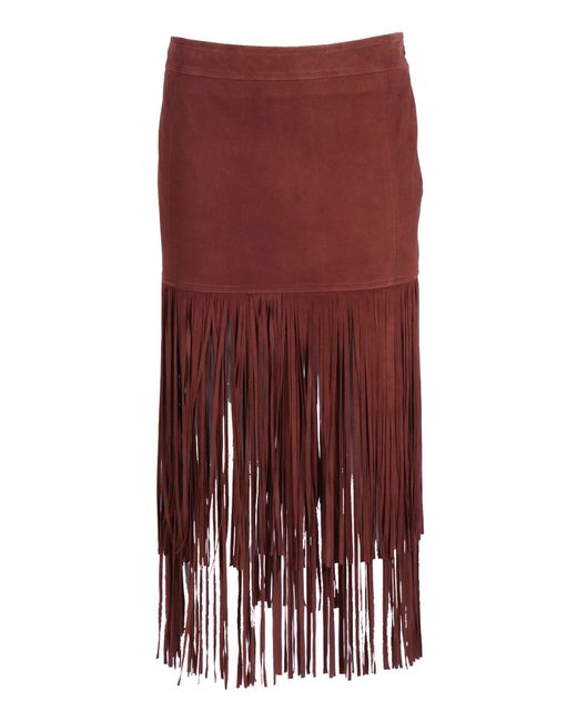 Ermanno Scervino Purple Midi Skirts