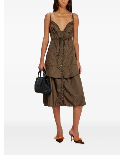 DIESEL Brown D-Orotea-T1 Abito