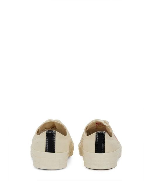 COMME DES GARÇONS PLAY White Sneaker With Logo for men