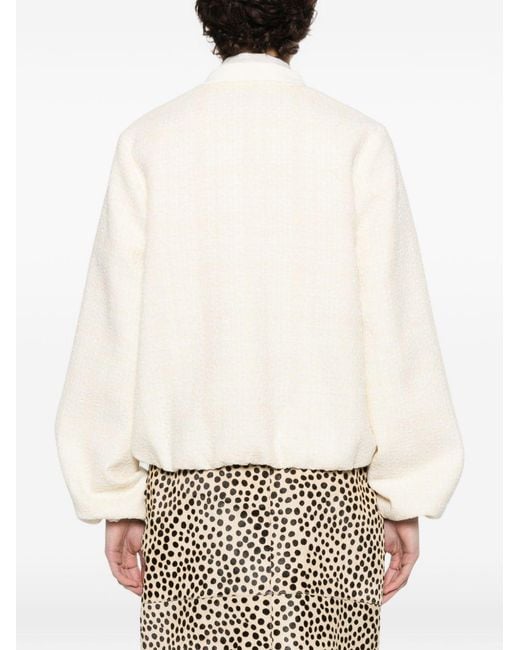Gucci Natural Cotton Tweed Jacket