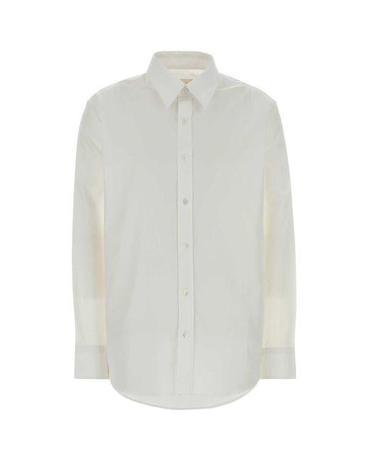 A.P.C. White Regular Solid Shirt