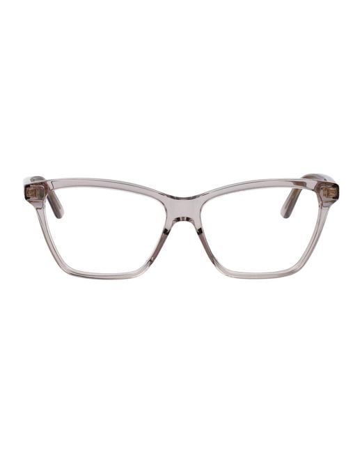 Bottega Veneta Brown Transparent Recycled Acetate Glasses