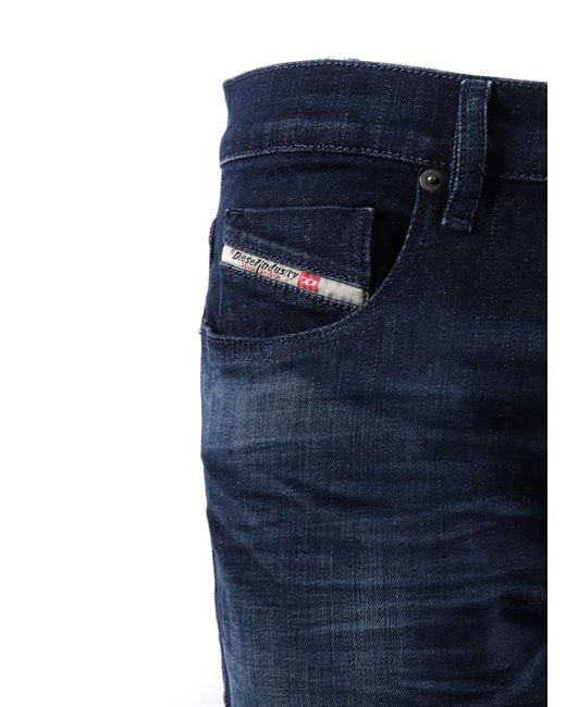 DIESEL Blue 5 Pockets for men