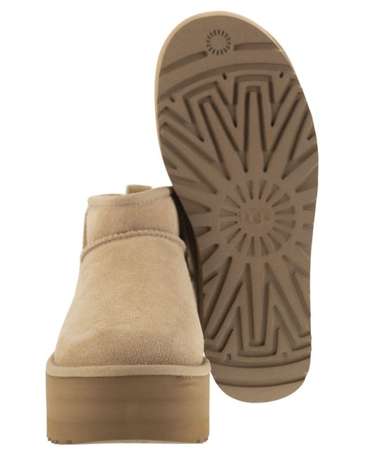 Ugg Brown Ultra Mini Classic