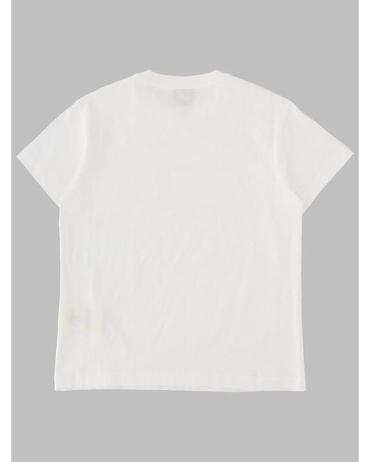 Fendi White Short Denim Dark Blu
