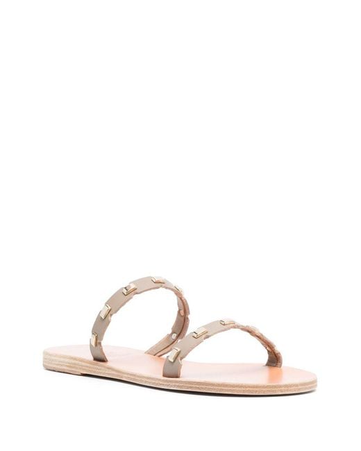 Ancient Greek Sandals White Shoes