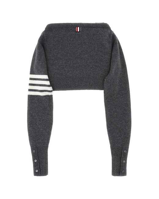 Thom Browne Black Shoulder Bags