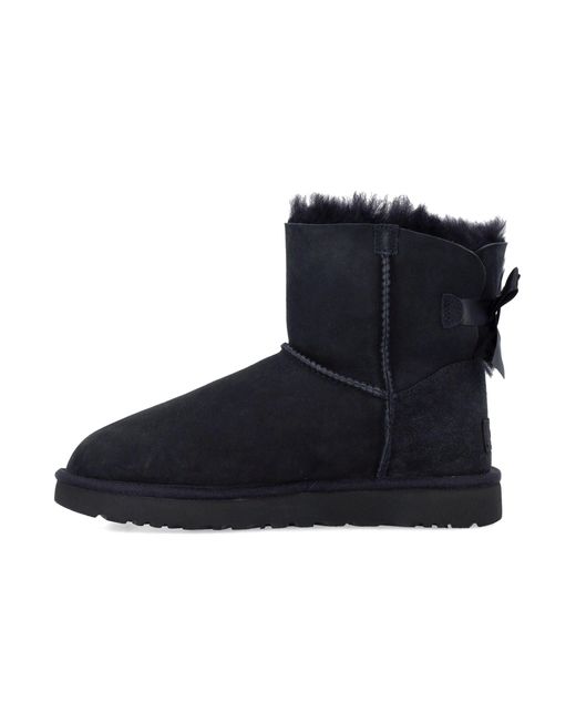 Ugg Blue Mini Bailey Bow Ii Boots