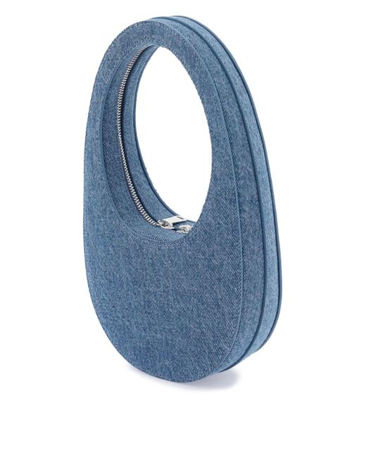 Coperni Swipe Mini Hobo Bag in het Blue