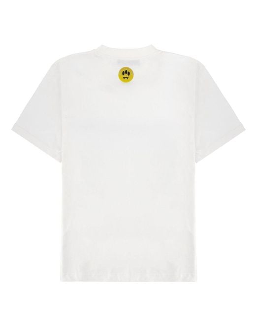 Barrow White T-Shirt Con Logo