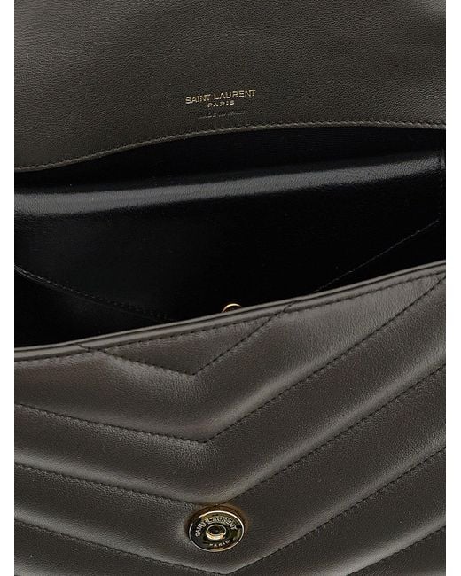 'Loulou' Bolso De Hombro Mediano Saint Laurent de color Black