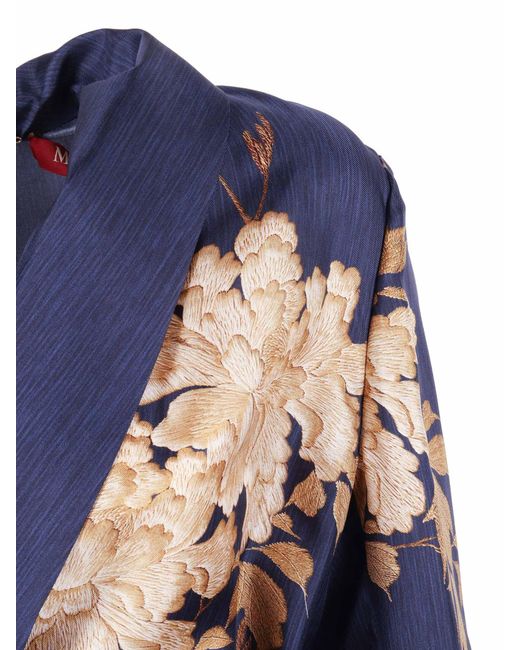Max Mara Blue Casacca Msetunica