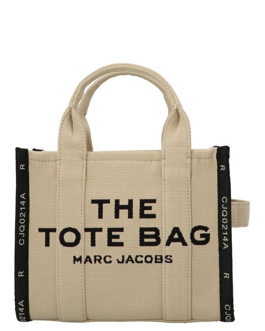 Borsa shopping donna cotone di Marc Jacobs in Metallic