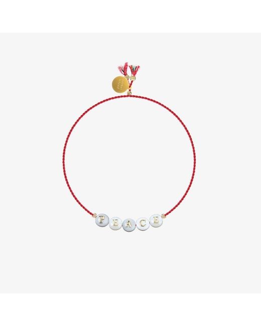 Sorbet Island White Shell Bracelet With Glass Pearls