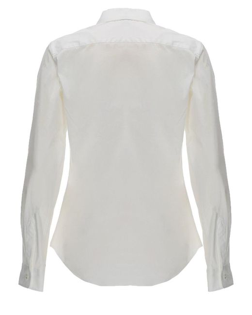 Aspesi White Slim Solid Shirt