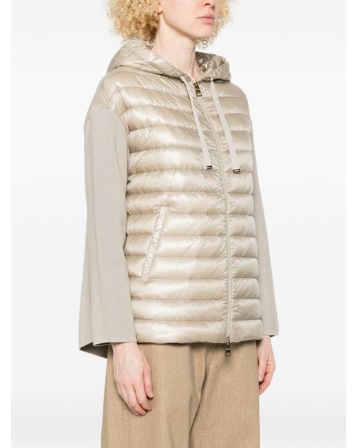 Herno Natural Cotton And Nylon Down Jacket