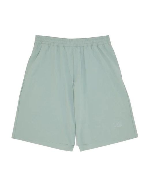 MM6 MAISON MARGIELA X SALOMON Green Mm6 Maison Margiela X Salomon X Salomon Shorts With Numerical Graphics
