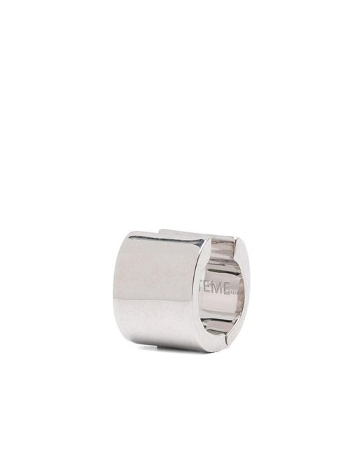 Totême White Petite Signature Ohrring