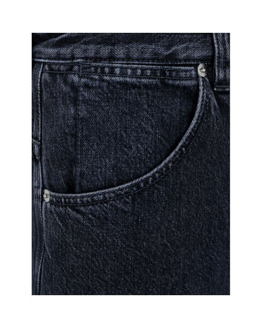 Gucci Wide Leg Denim Jeans in Blue für Herren