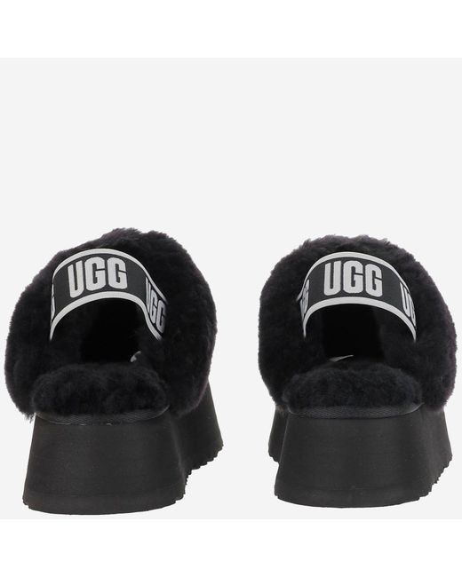 Ugg Black Suede Mules