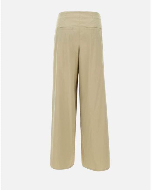 Marella Natural Menta Stretch-Baumwollhose