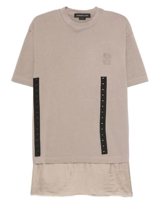 FEDERICO CINA Natural Dress Corset T Shirt