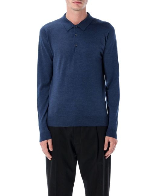 John Smedley Blue Sweaters for men