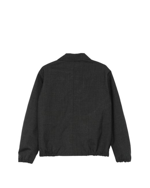 Nylon Zipped Jacket Auralee pour homme en coloris Black