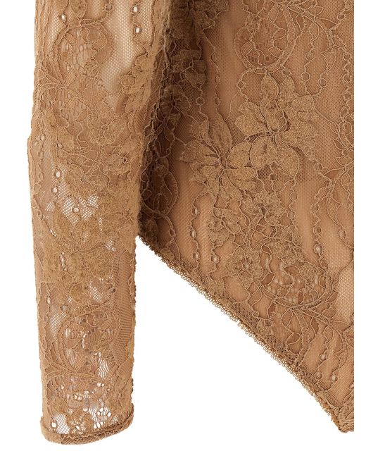 Zimmermann Kanten Bodysuit in het Brown