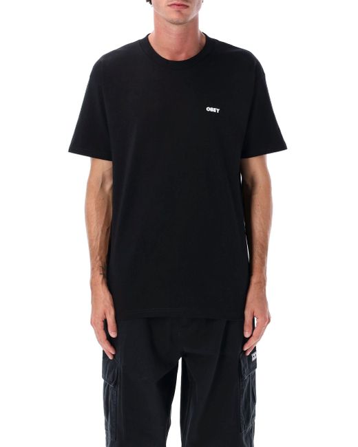 Obey Black T Shirts And Polos