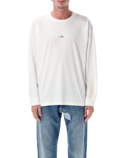 T Shirts and Polos Beige MM6 by Maison Margiela de color White