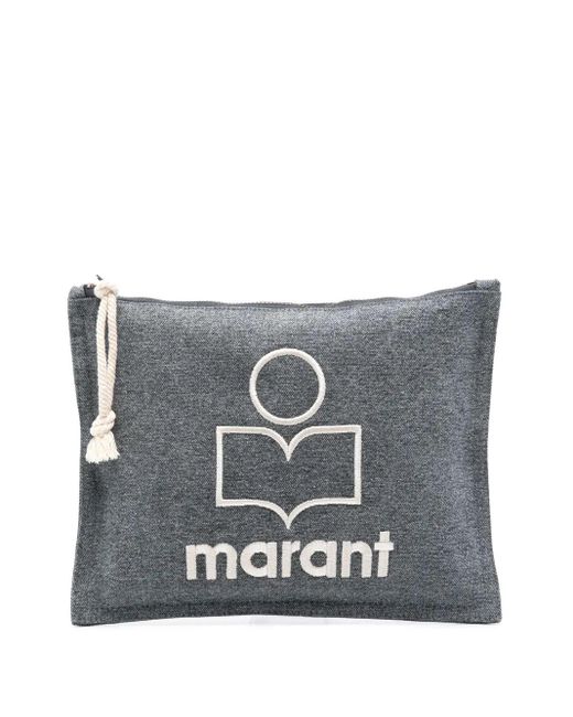 Isabel Marant Gray Netia Clutch