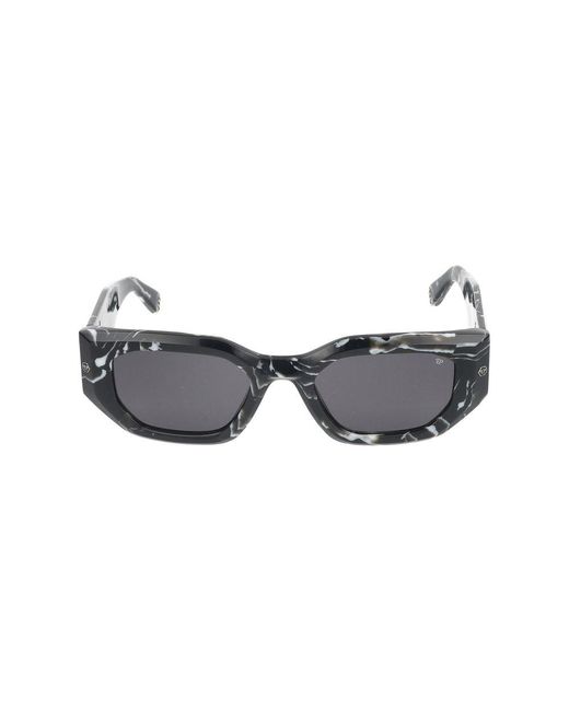 Occhiali Da Sole Spp066 M 0 Z21 Nero Marmorizzato /21/135 di Philipp Plein in Gray da Uomo