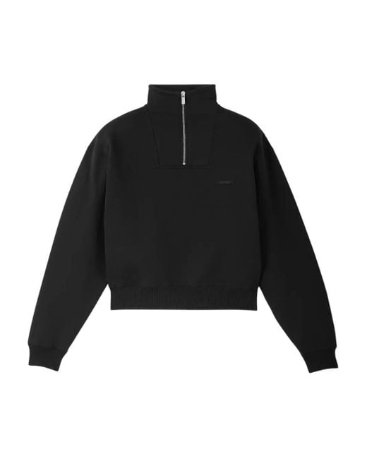 Jacquemus Black Schwarzes Baumwoll-Sweatshirt