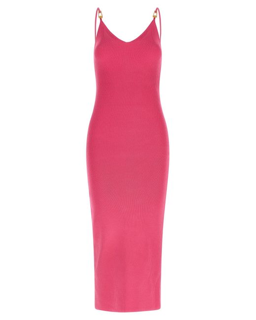 Versace 'breien' Jurk in het Pink