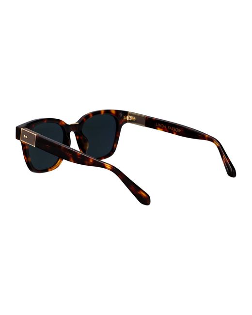 Linda Farrow Black Sunglasses