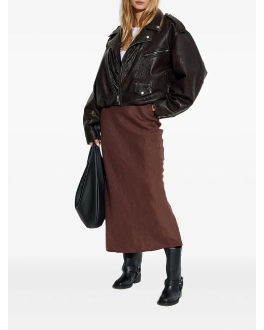 Samsøe & Samsøe Brown Saagneta Long Skirt Clothing